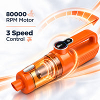 myTVS Pull Ultra Wireless & Wired Vacuum Cleaner – 80000 RPM motor with 3-speed control