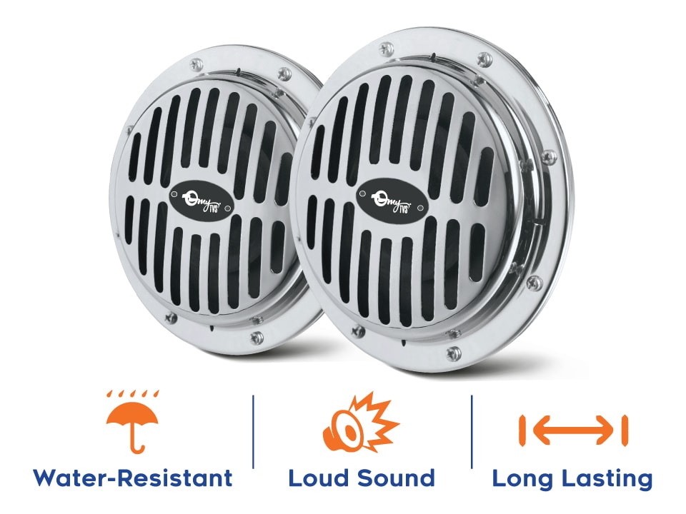TH-88 Mega Sound Chrome Grill Horn