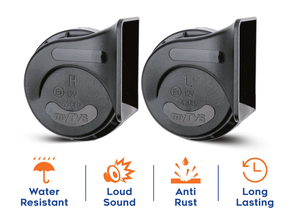 HO-7 Kohinoor Black Trumpet Twin Tone Horn