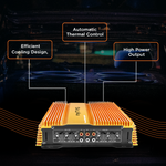 Load image into Gallery viewer, AMP-4 4 Channel MOSEFET Car Amplifier
