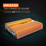 Load image into Gallery viewer, AMP-4 4 Channel MOSEFET Car Amplifier
