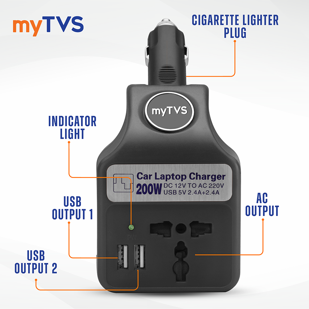 TLC-28B Laptop & Phone Charger Black
