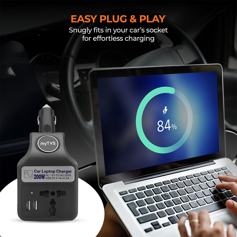 TLC-28B Laptop & Phone Charger Black