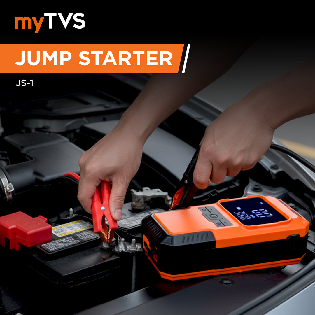 JS-1 Compact 3-in-1 Jump starter FOR CAR with Tyre Inflator & Power Bank