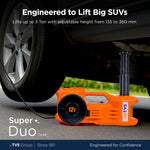 Load image into Gallery viewer, myTVS TJ-66 Super Duo Electric Jack with Tyre Inflator 150 Ps