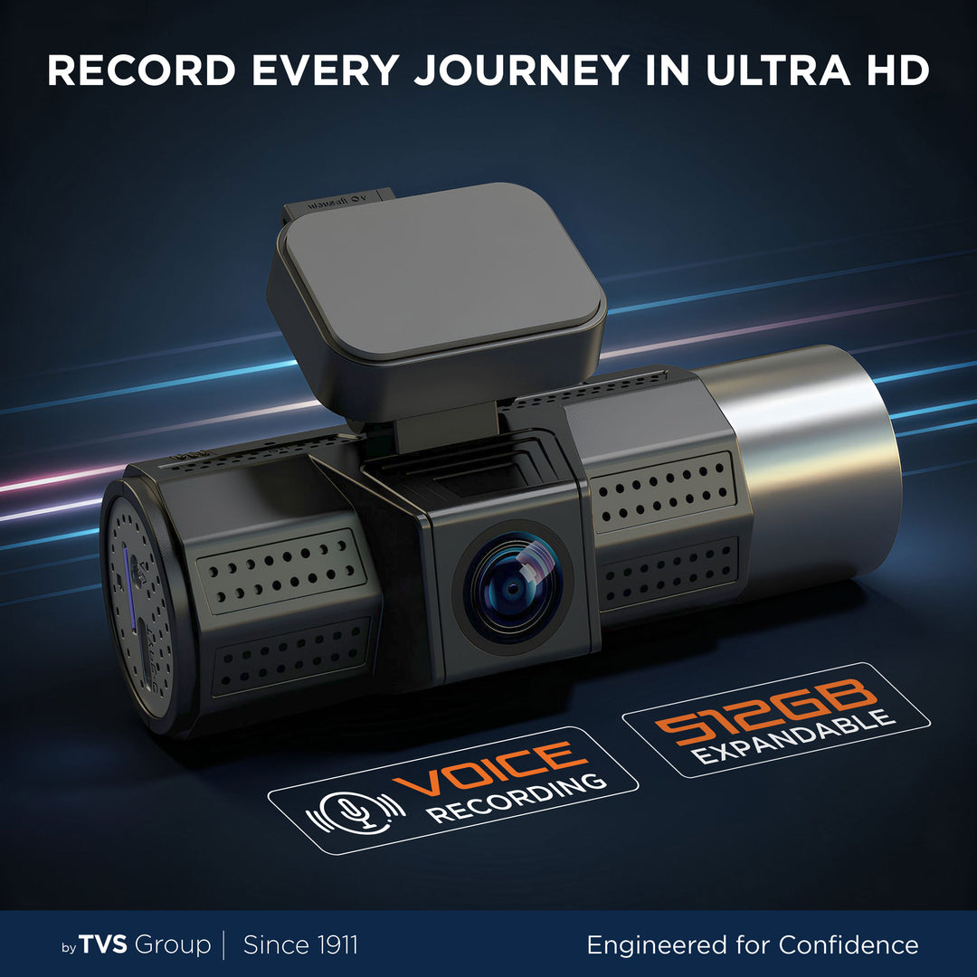 DVR-05 Dashcam Ultra Plus Triple Vision - Front, Rear & Inside with Wi-Fi