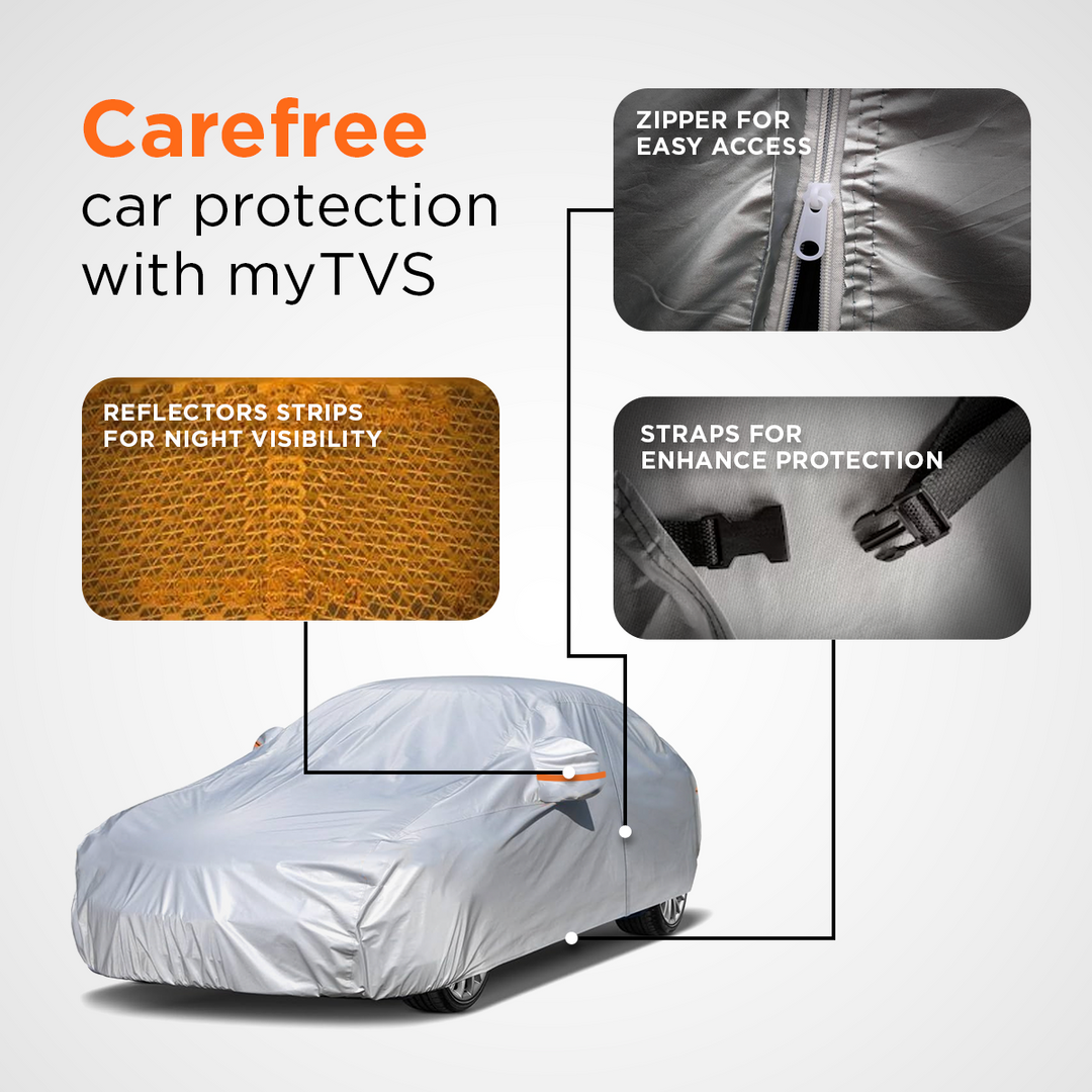 100% Waterproof Car Body Cover For Tata Safari