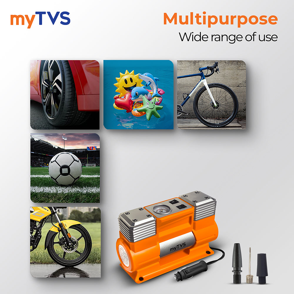 myTVS TI-18 X-Series Air Thunder Tyre Inflator Double Cylinder 150Psi