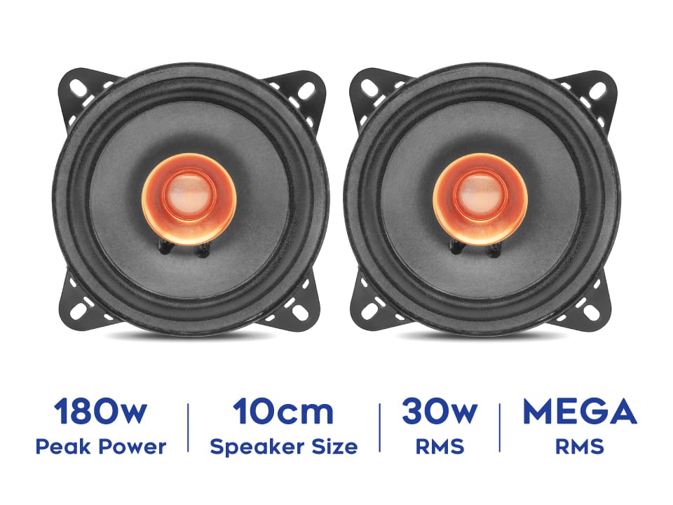 myTVS CSDC41 4inch Dual Cone Car Speaker