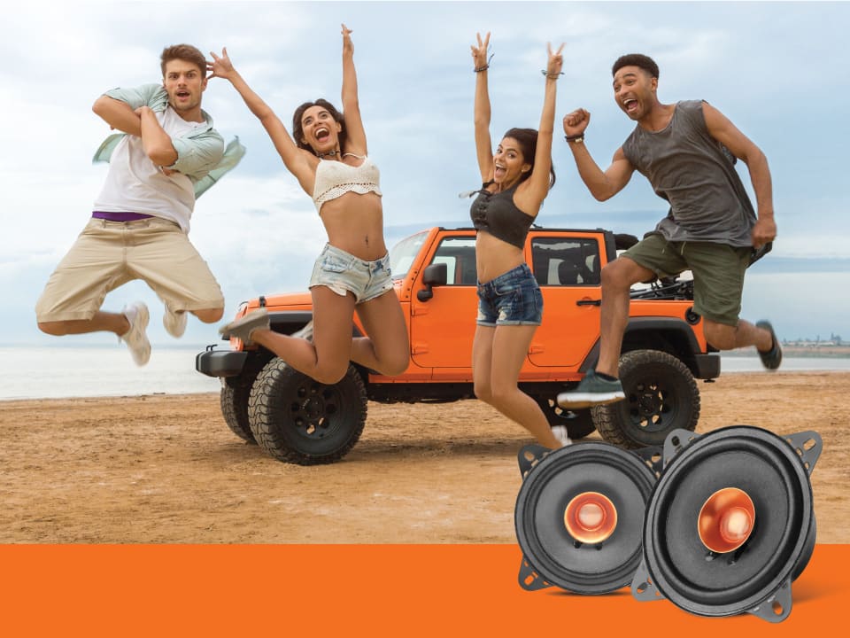 myTVS CSDC41 4inch Dual Cone Car Speaker