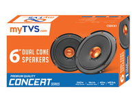 6-Inch Dual-Cone Car Speakers | CSDC61