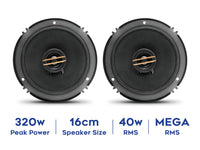 6-Inch 2-Way Car Speakers | CS2W61