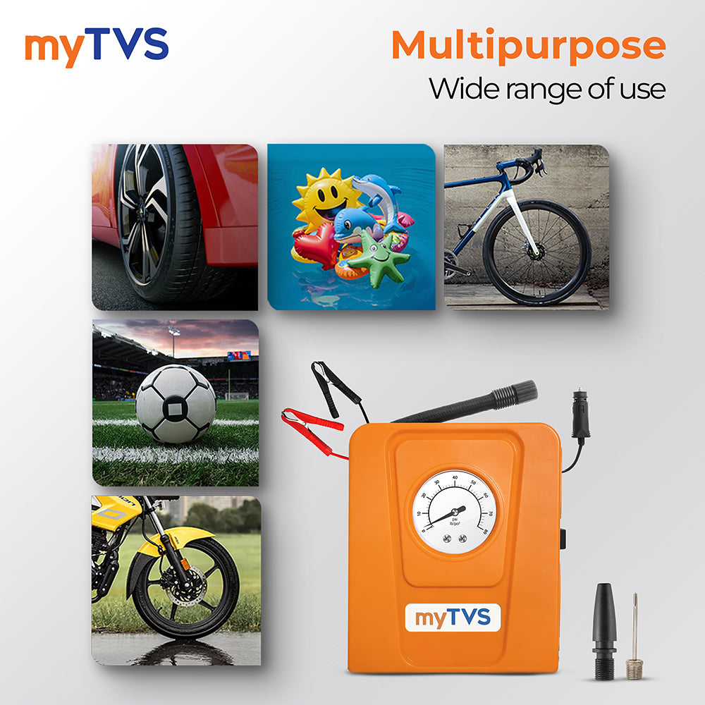 TI-19 Car & Bike Tyre Inflator 2 in 1
