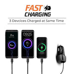 Load image into Gallery viewer, TMC-92 5V 2.1A Dual USB Charger with 3in1 Cable
