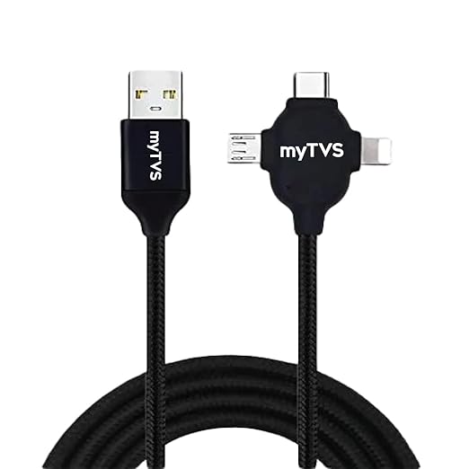 TMC-92 5V 2.1A Dual USB Charger with 3in1 Cable
