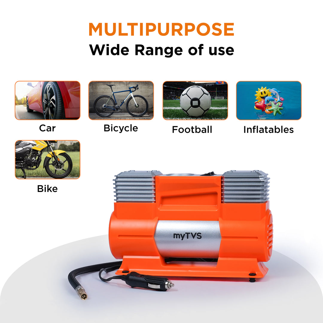 myTVS TI-18 X-Series Air Thunder Tyre Inflator Double Cylinder 150Psi