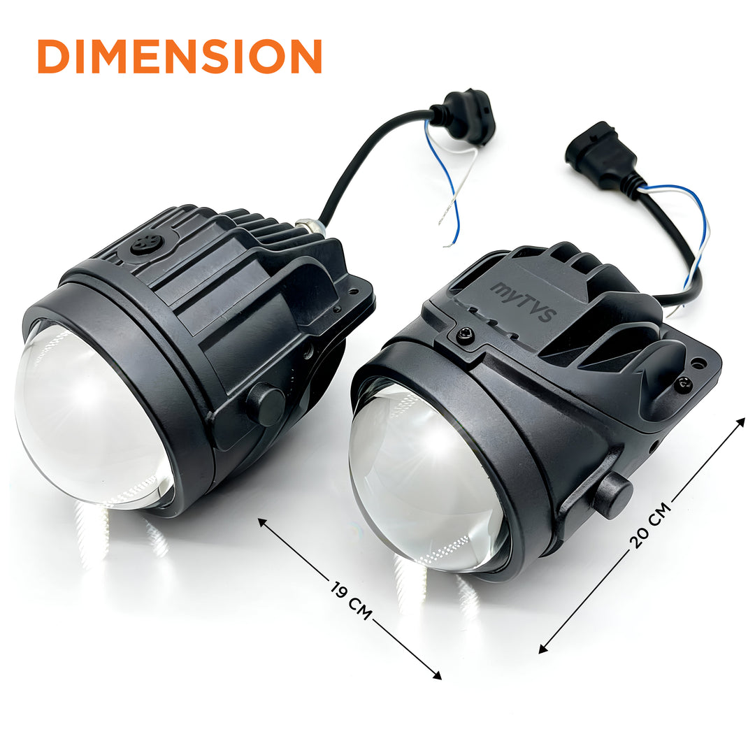 MPLFL - 02 myTVS Projector Fog Light 110W 3 inch with 3 colour