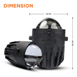 Load image into Gallery viewer, MPLFL - 03 myTVS Projector Fog Light 110W 3 inch with HD lens