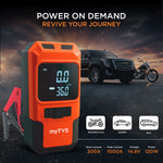 Load image into Gallery viewer, JS-1 Compact 3-in-1 Jump starter FOR CAR with Tyre Inflator &amp; Power Bank