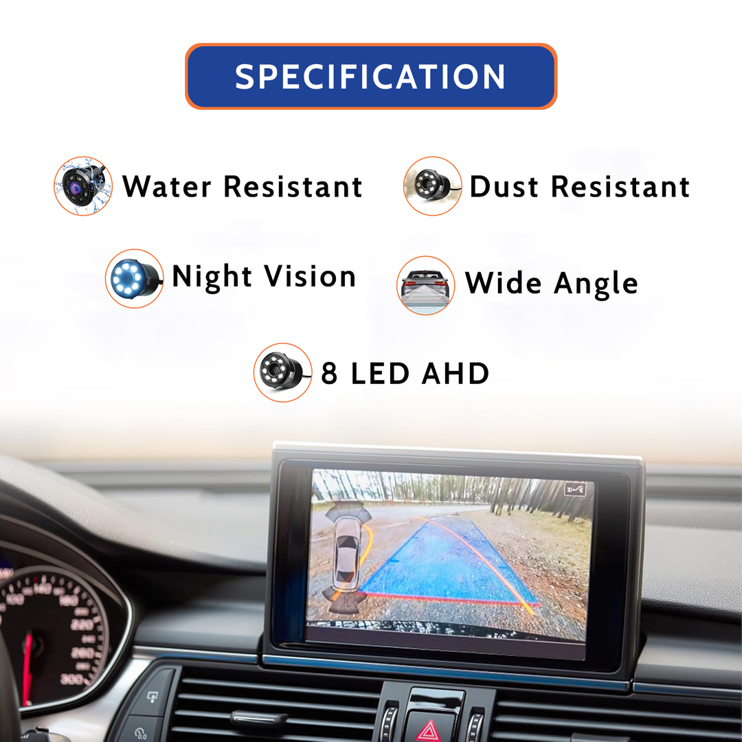 RC-71 AHD Reverse 8 LED Camera