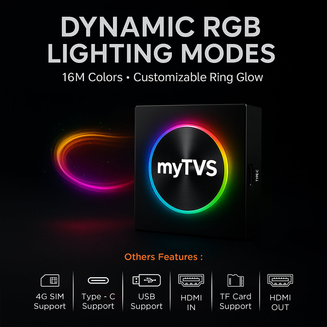 myTVS Smart Box 4GB / 64GB - Wireless CarPlay & Android Auto