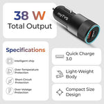 Load image into Gallery viewer, TMC-93 12-24V 38W Dual Output Charger with 3in1 Cable
