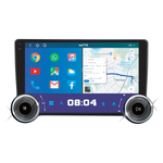 Load image into Gallery viewer, AP-92-4GB/64GB PEARL DIAL WITH AHD LED CAMERA - Dual Knob Android Player With T5L Processor - Android Auto &amp; Carplay
