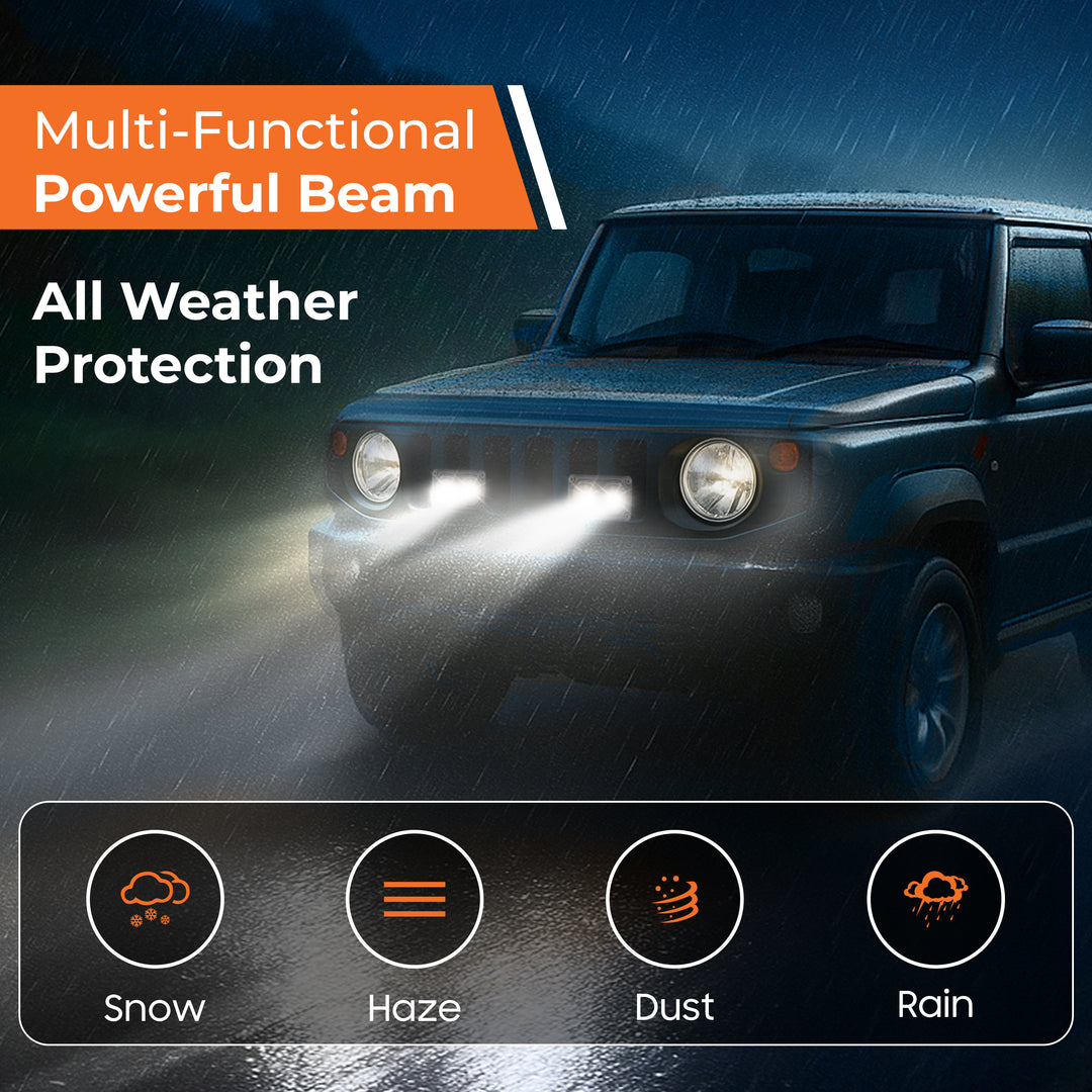 myTVS GL-2L 40W Multi-Functional LED External Lamp Long-Range, Durable Vehicle Light