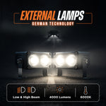 Load image into Gallery viewer, myTVS GL-2L 40W Multi-Functional LED External Lamp Long-Range, Durable Vehicle Light
