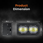 Load image into Gallery viewer, myTVS GL-2L 40W Multi-Functional LED External Lamp Long-Range, Durable Vehicle Light
