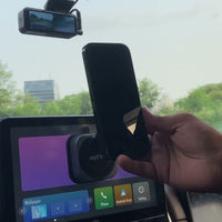 myTVS MH-4 magnetic car mobile holder phone snapping onto the magnetic head