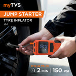 Load image into Gallery viewer, JS-1 Compact 3-in-1 Jump starter FOR CAR with Tyre Inflator &amp; Power Bank
