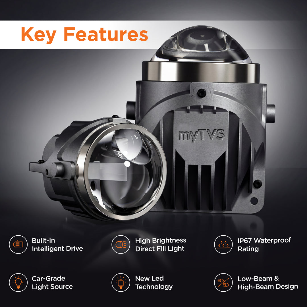 MPLFL - 04 myTVS Projector Fog Light 110W 3 inch with one eye lens