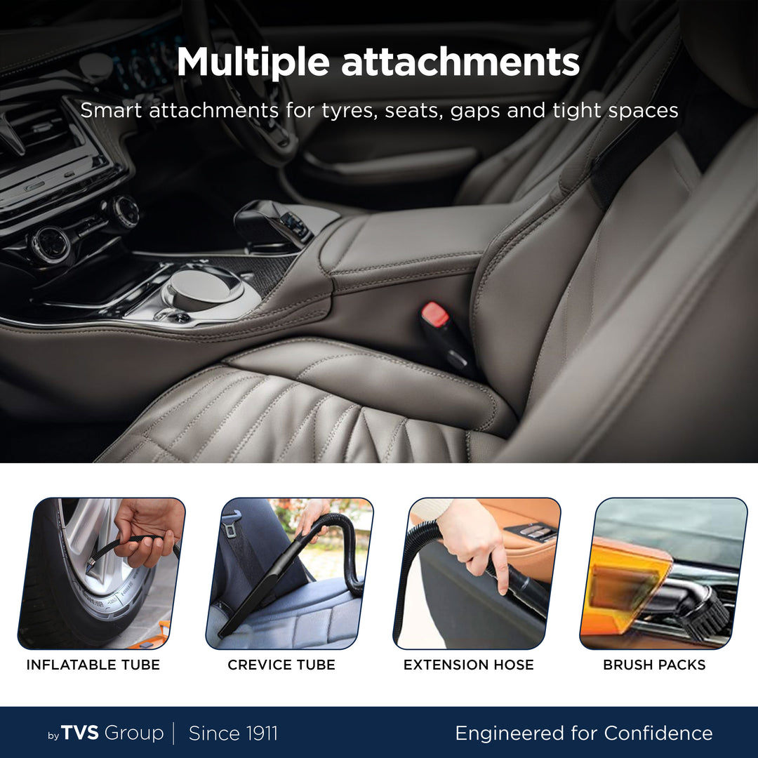 myTVS TI-8 Air Dual Pro 2-in-1 Vacuum Cleaner & Tyre Inflator
