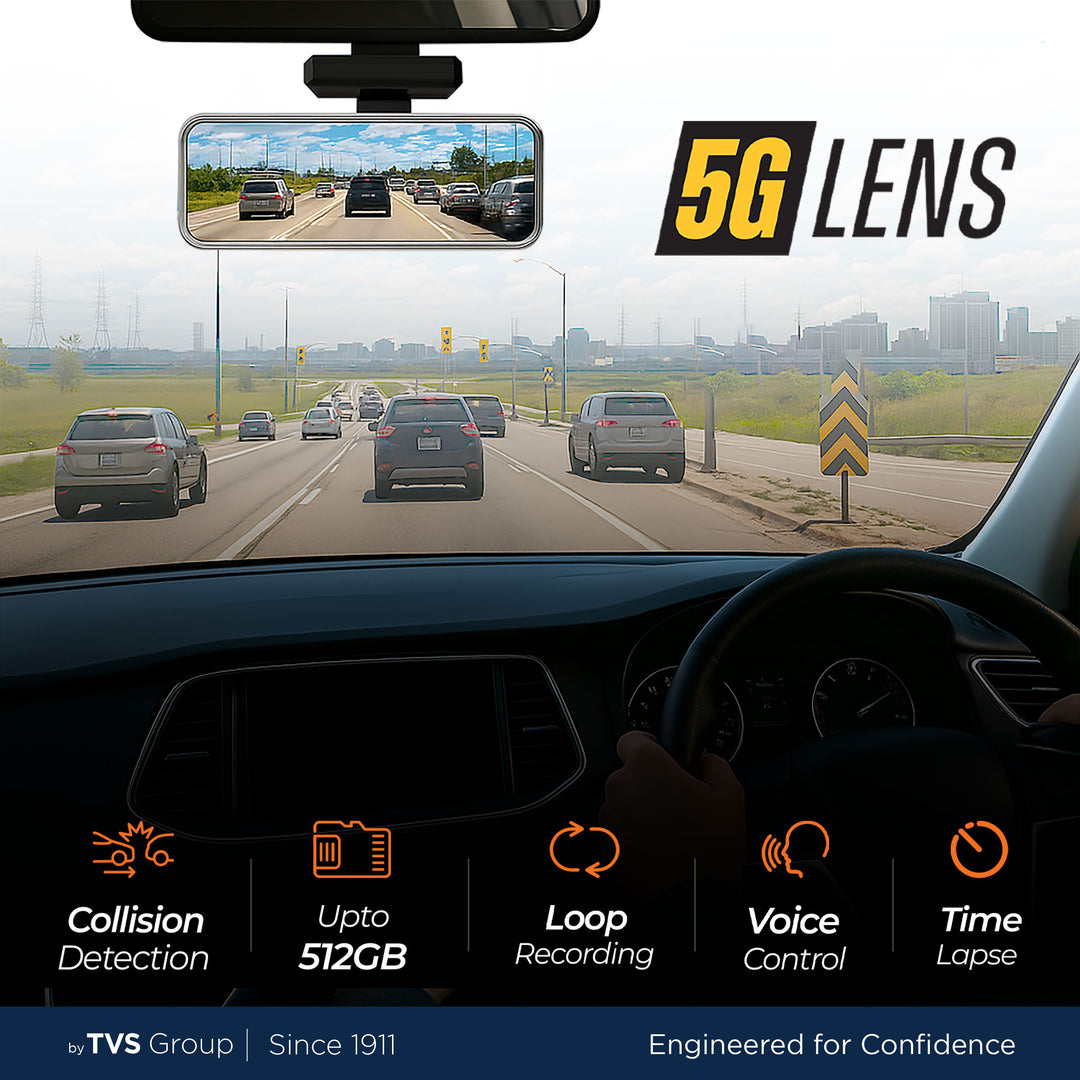 DVR-04 Dashcam Pro Plus 4K Front Rear DVR with Wi-Fi