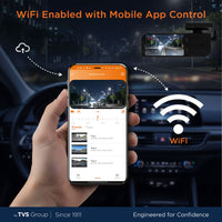 Dash Cam for Car Front & Rear by myTVS DVR-02 Wi-fi 1 Yr Warranty