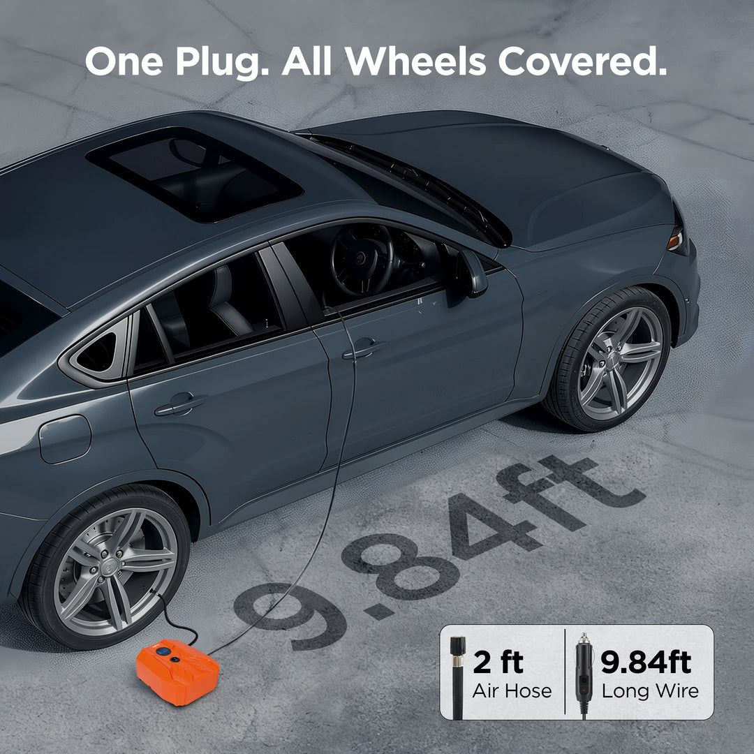 myTVS TI-16 Air Champ Digi Tyre Inflator for Car with Digital Auto-Stop