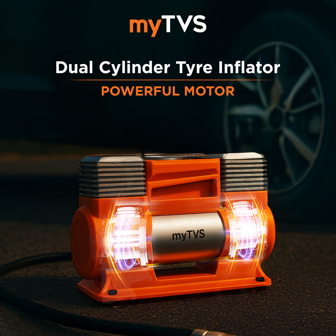 myTVS TI-18 X-Series Air Thunder Tyre Inflator Double Cylinder 150Psi