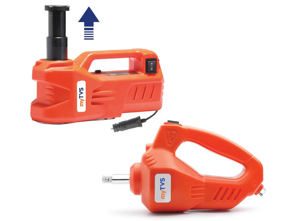 myTVS TJ_65_TW-68 Combo Electric Car Jack & Electric Impact Wrench