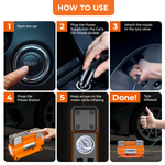 Load image into Gallery viewer, myTVS TI-18 air Monster Dual Cylinder Tyre Inflator (150 Psi)