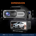Load image into Gallery viewer, DVR-04 Dashcam Pro Plus 4K Front Rear DVR with Wi-Fi