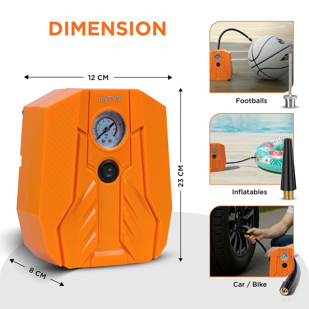 myTVS TI-15 air Champ Tyre Inflator