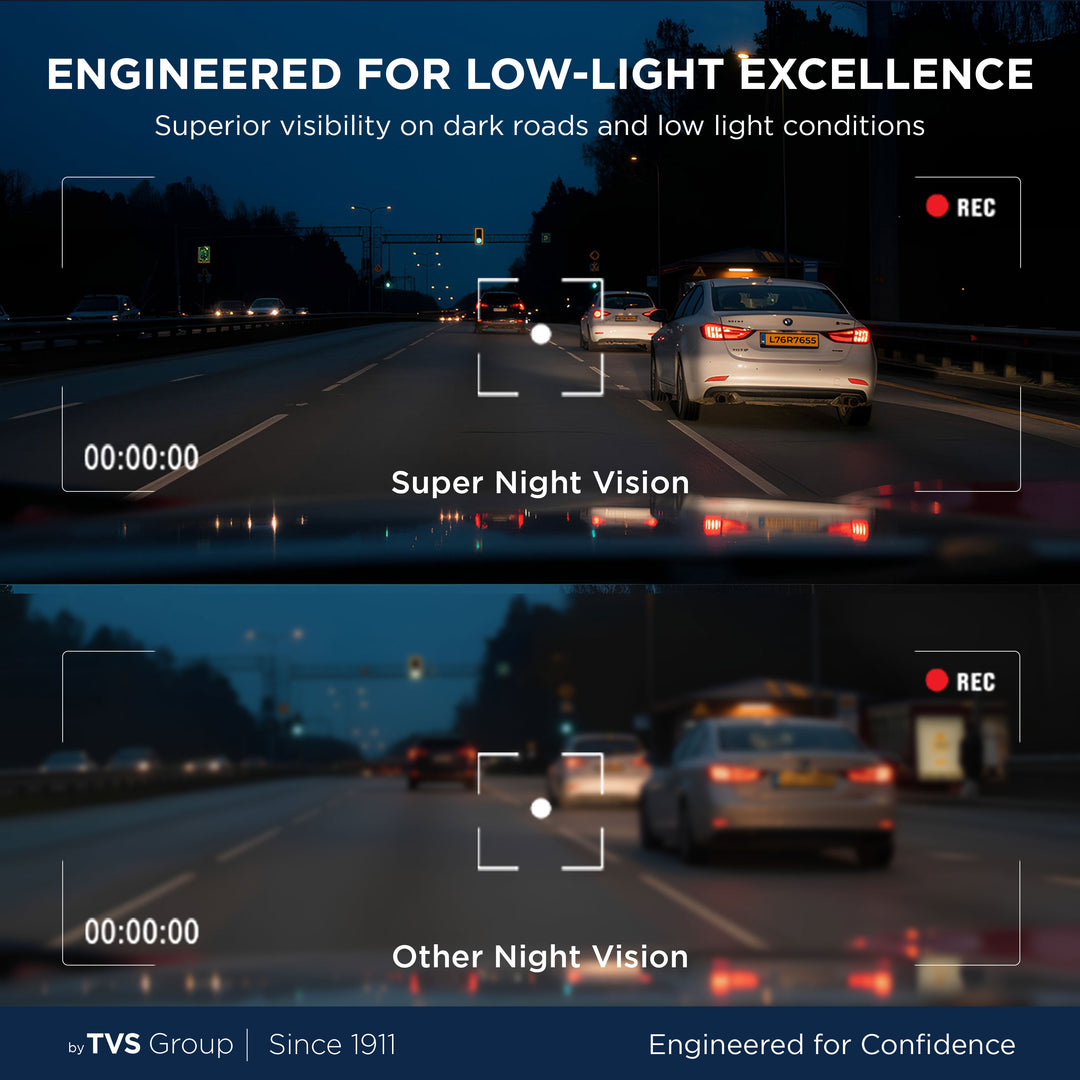 DVR-05 Dashcam Ultra Plus Triple Vision - Front, Rear & Inside with Wi-Fi