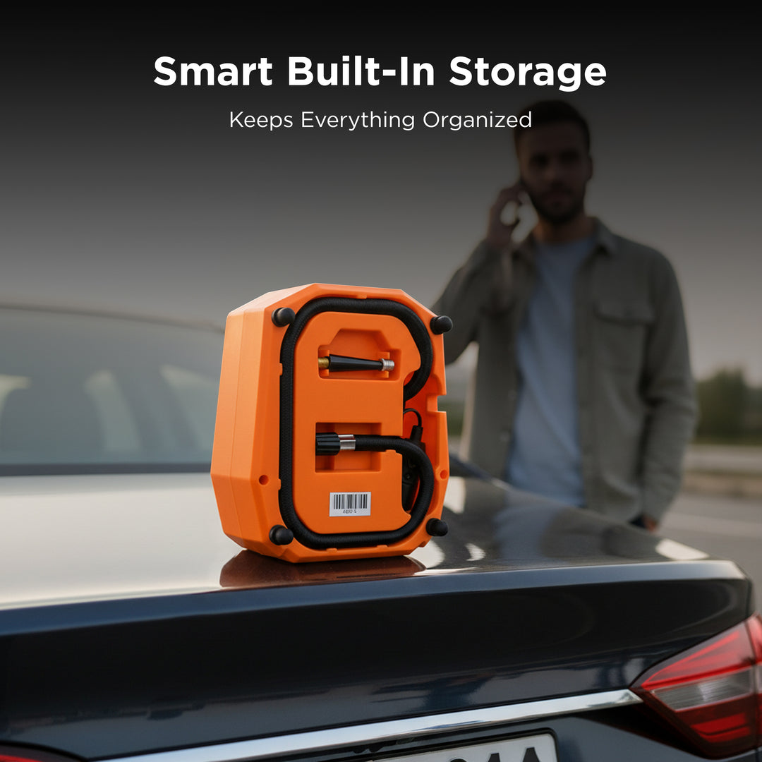 myTVS TI-16 Air Champ Digi Tyre Inflator for Car with Digital Auto-Stop