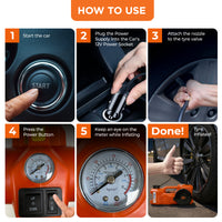2-in-1 Electric Jack & Tyre Inflator | TJ‑66