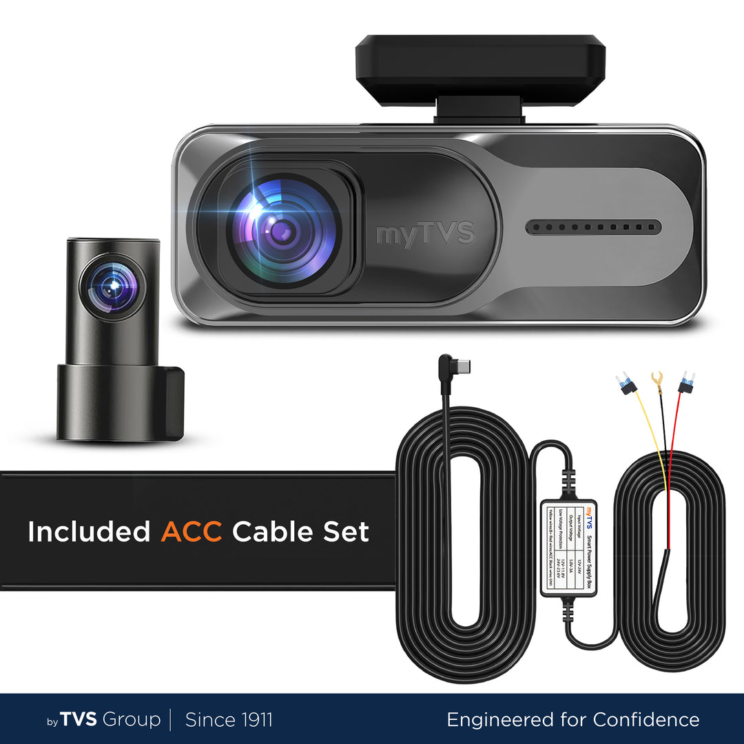 DVR-04 Dashcam Pro Plus 4K Front Rear DVR with Wi-Fi