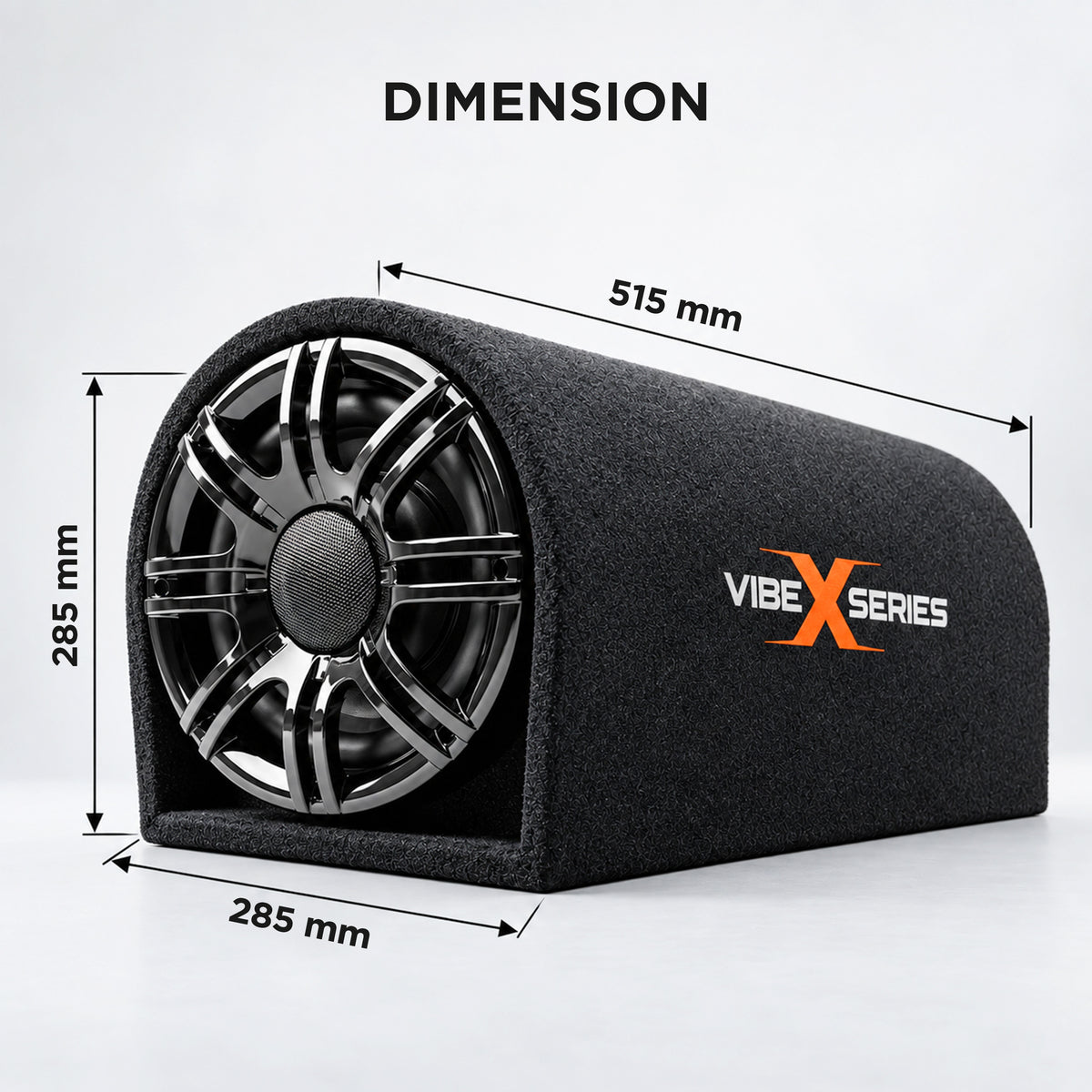 Vibe X 25.4 cm (10") D-Shape Active Bass Tube | VXBT‑10D — feature 3