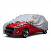 myTVS Waterproof Car Body Cover for Hyundai Grand i10 Nios — fitted on car