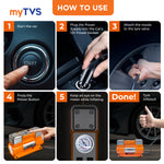 Load image into Gallery viewer, myTVS TI-18 air Monster Dual Cylinder Tyre Inflator (150 Psi)