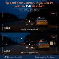 4K Front & Rear Dashcam | DVR‑04